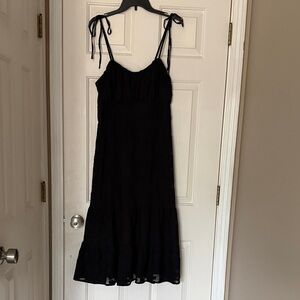 Speechless Black Midi Dress